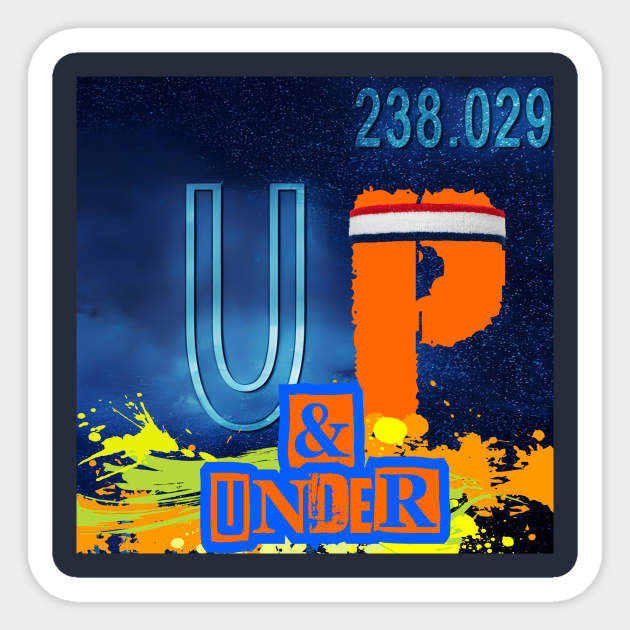 up and under chemistry Sticker by ALLEYHOP